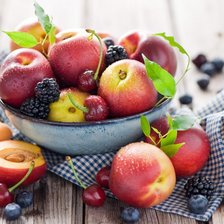 Схема вышивки «нектарины»