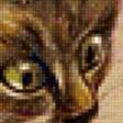 Предпросмотр схемы вышивки «Котенок и чашка чая» (№1012406)