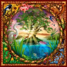 Схема вышивки «Мир зверей»