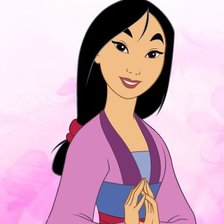 Схема вышивки «Мулан»