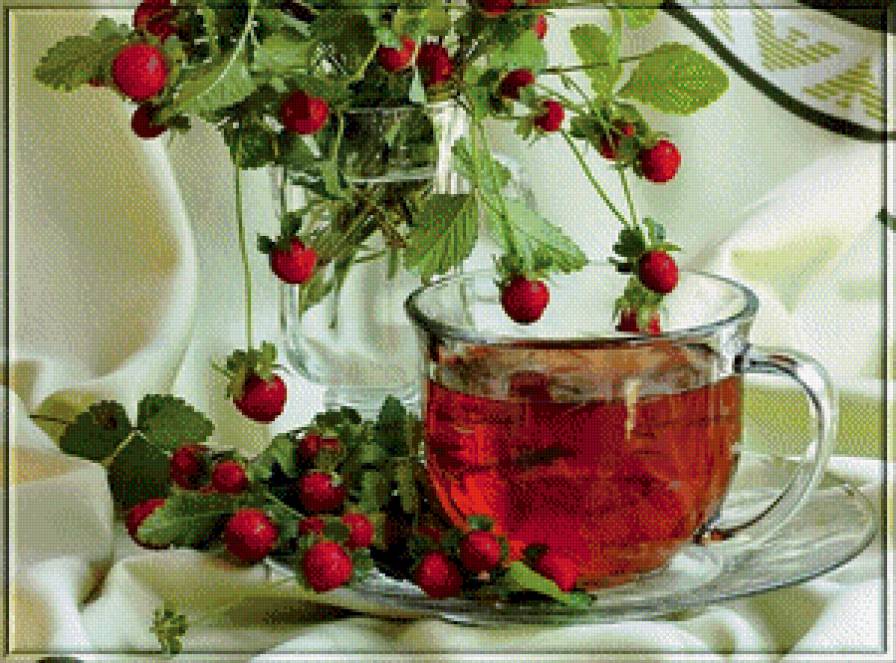 натюрморт - чайное - натюрморт, картина - предпросмотр