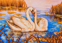 Лебеди - лебединоее озеро - оригинал