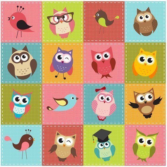 совушки - совы - оригинал