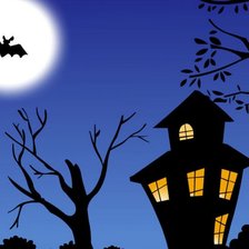 Схема вышивки «хэллуин»