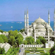 Схема вышивки «мечеть»