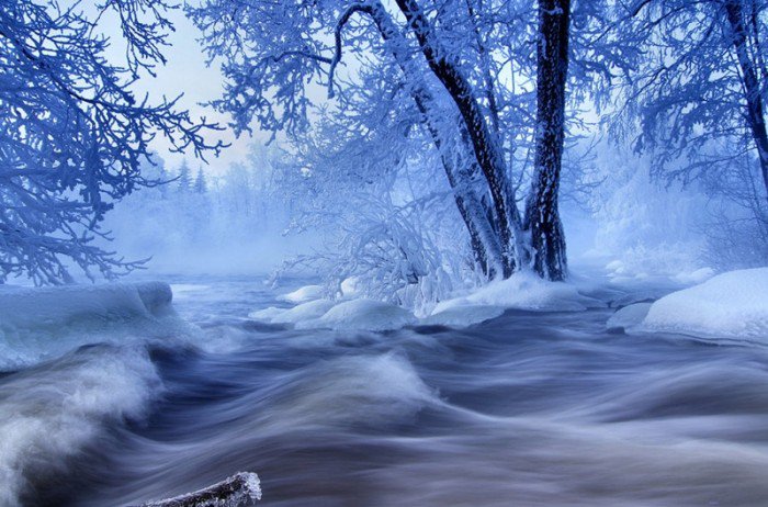 картины художников - зима - оригинал