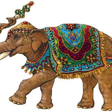 Оригинал схемы вышивки «Слоны» (№1014669)