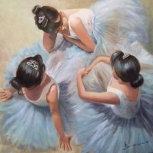 Схема вышивки «Corro de bailarinas»