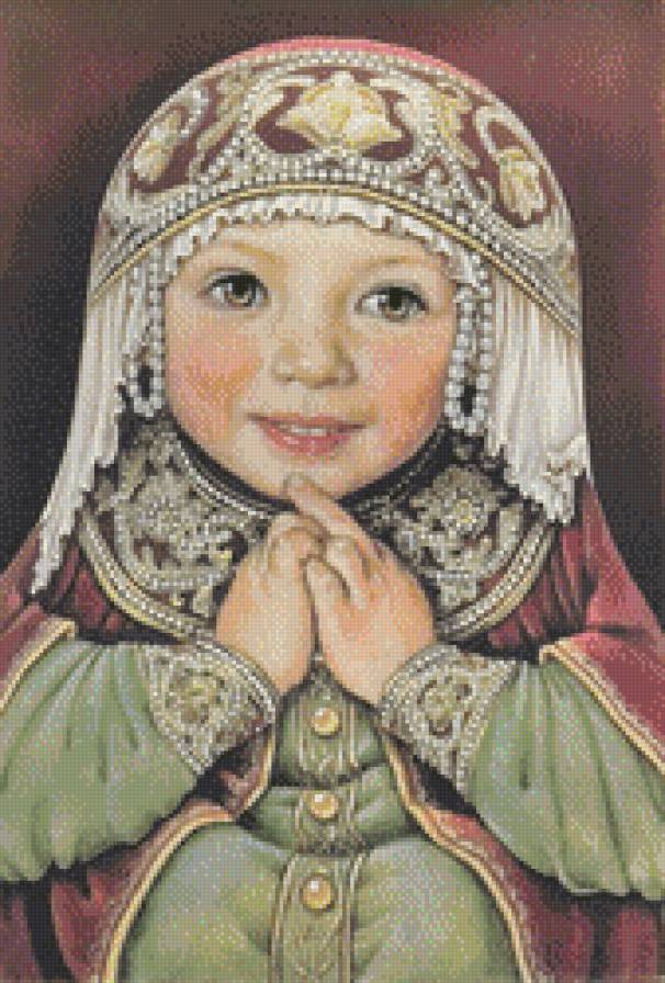 Сударушка - русский костюм, русская красавица, девочка - предпросмотр