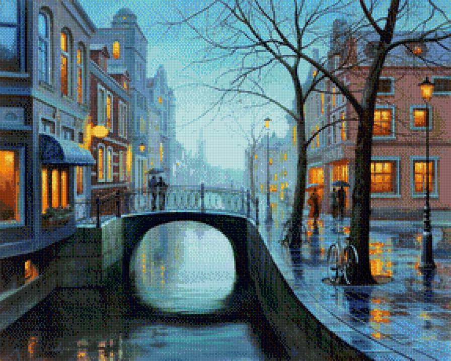 дождь - дождь, мост - предпросмотр