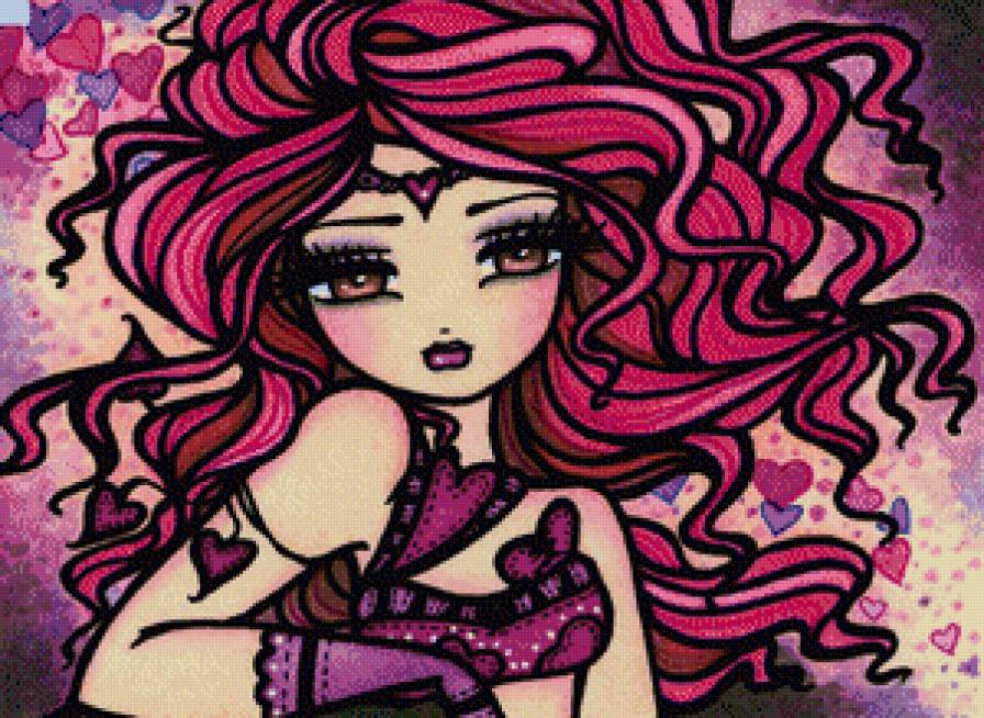 красотка - мультяшные люди - предпросмотр