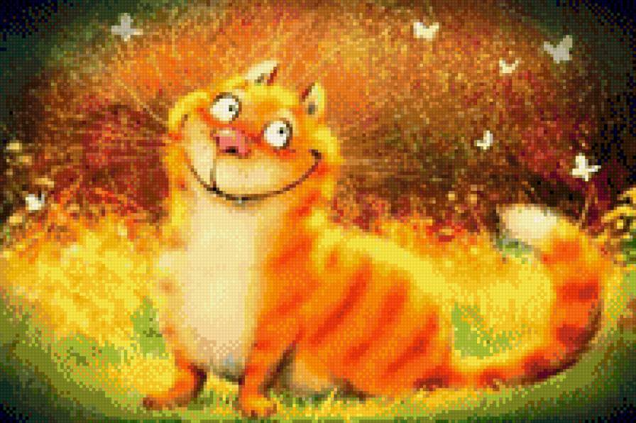 Рыжий котяра - котэ - предпросмотр