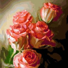 Схема вышивки «Розы»