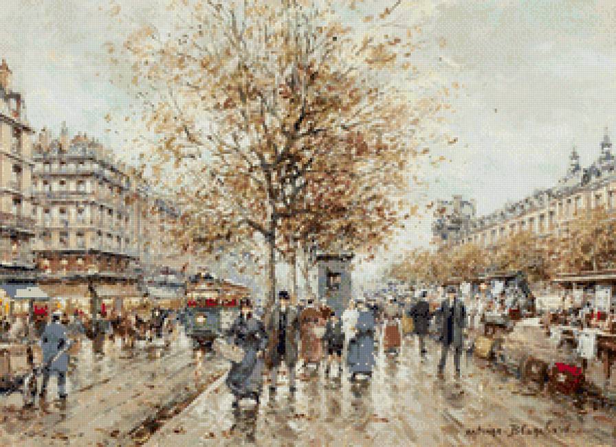 осень в париже 2 (гамма) - париж - предпросмотр