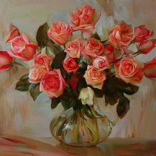 Схема вышивки «Розы»