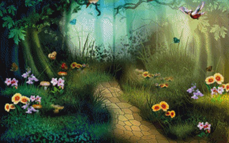 тропинка - дорожка, детские, лес, тропинка, сказки - предпросмотр