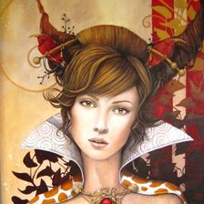 Схема вышивки «фея»