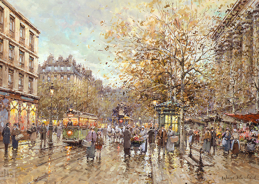 прогулки по парижу - осень - оригинал