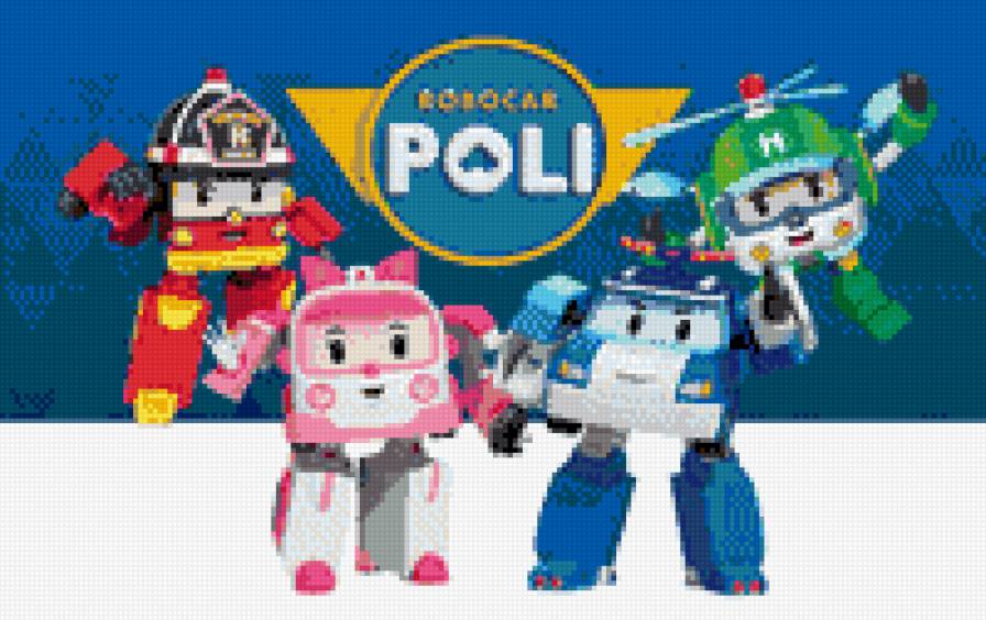 Полли Робокар и его команда - мультики, полли робокар - предпросмотр