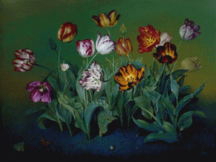 тюльпаны - тюльпан, цветы - предпросмотр