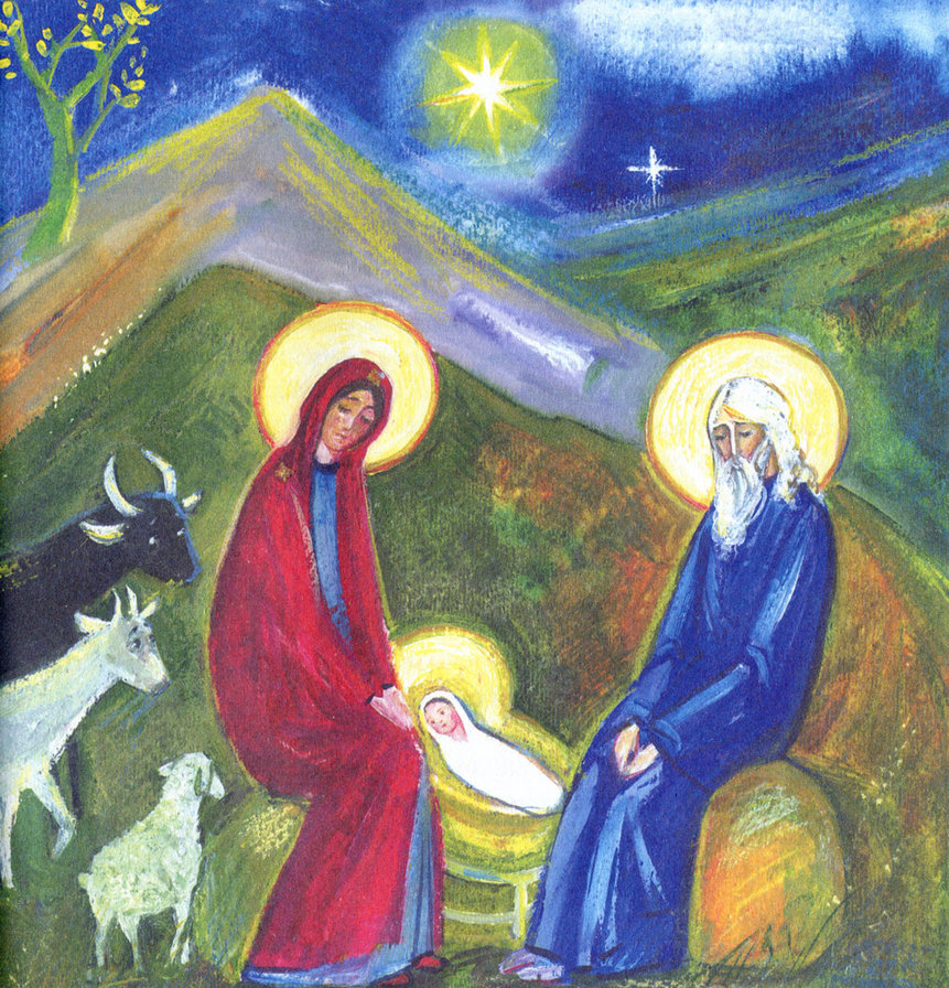 Евангельская история - евангелие, иисус, рождество - оригинал