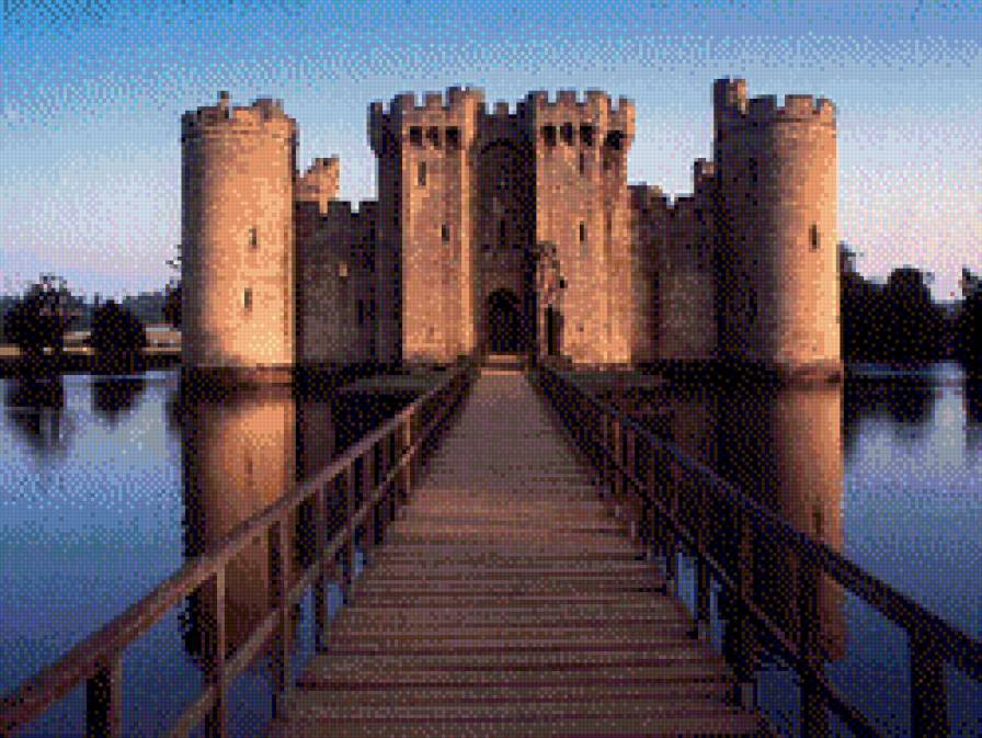 замок - замок, дорога, мост - предпросмотр