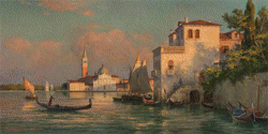 венеция утро - венеция - предпросмотр