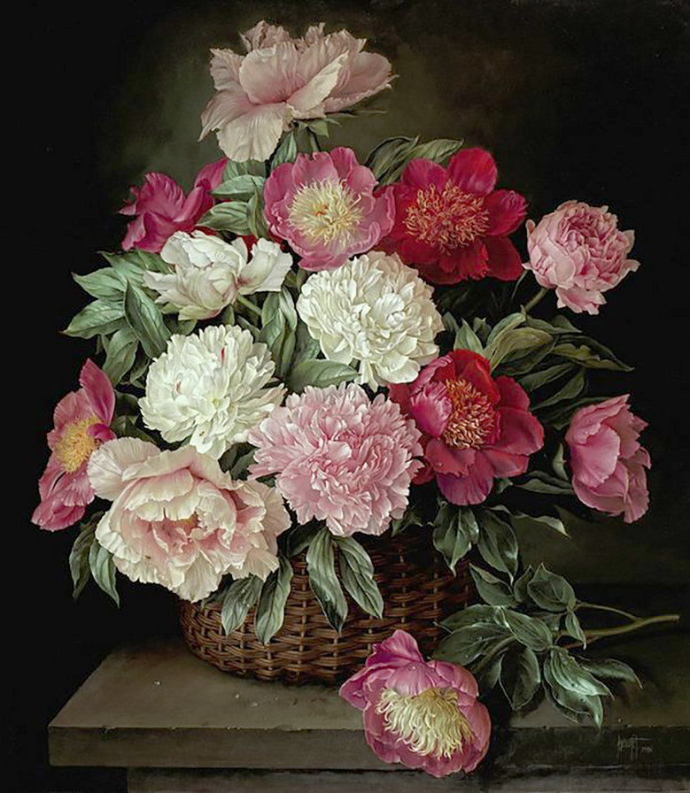 пионы 3 - пионы, цветы - оригинал
