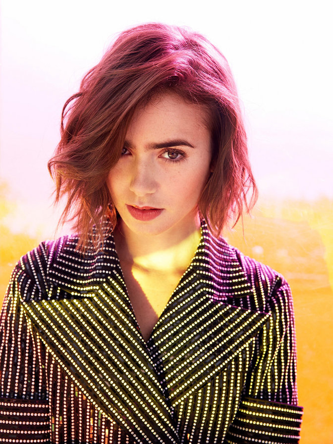 Лили Коллинз - оригинал