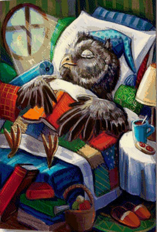 сладкие сны - птицы, сова - предпросмотр