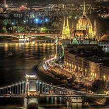 Схема вышивки «Budapest este»