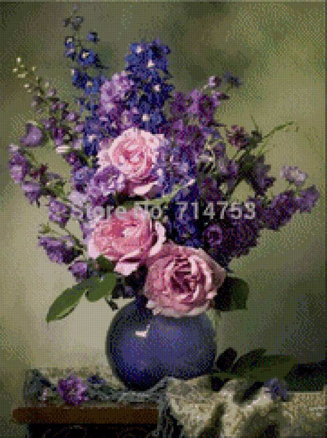 букет с розами - предпросмотр