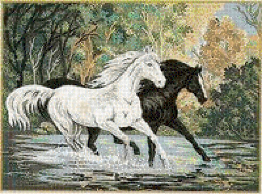 caballos corriendo - предпросмотр