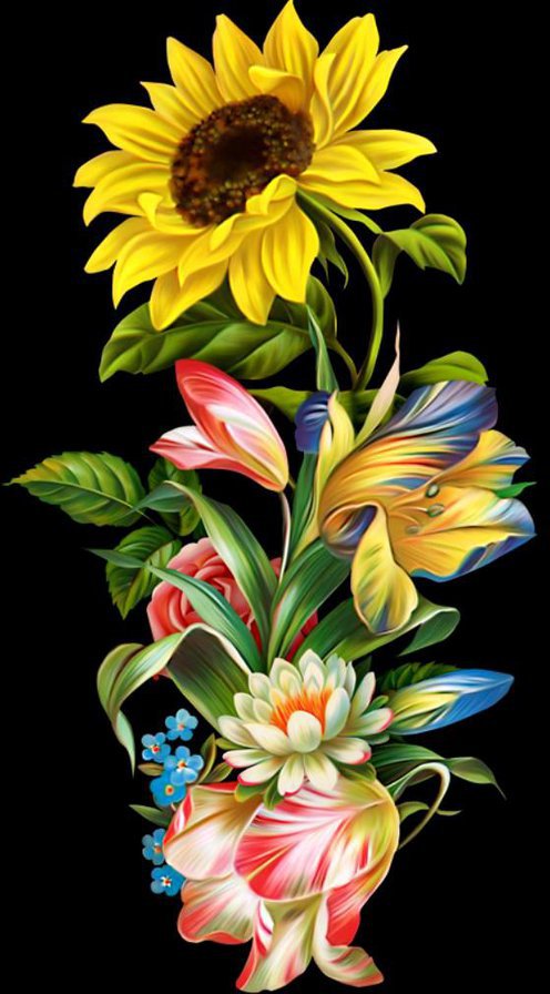 подсолнух - оригинал