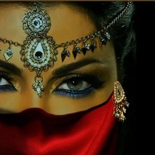 Схема вышивки «восточная красавица 2»