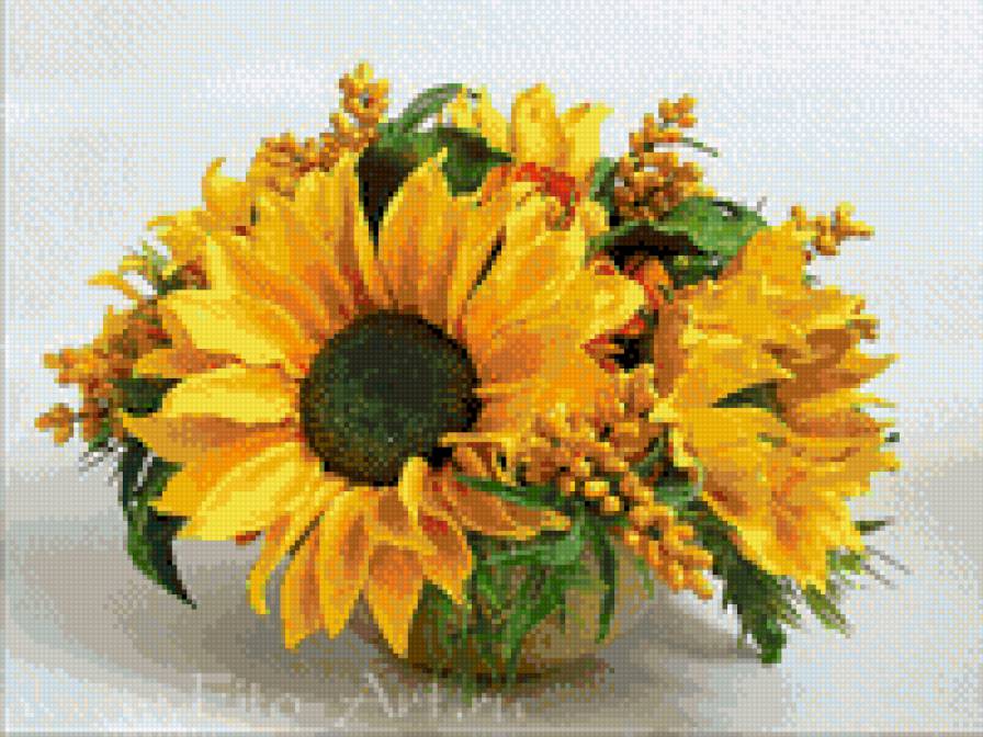 подсолнухи - предпросмотр