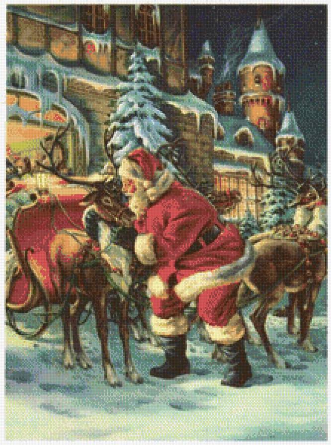 PAPA NOEL y su trineo - предпросмотр