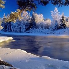 Схема вышивки «Река»