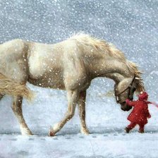 Схема вышивки «Буря»