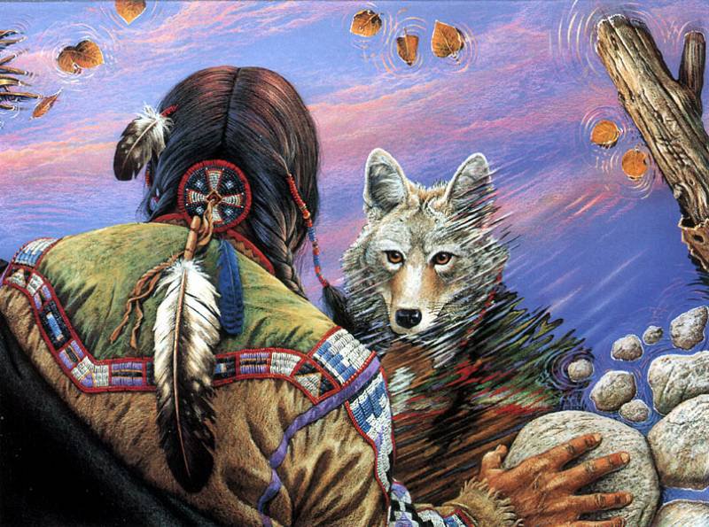 индеец-волк - индеец волк - оригинал