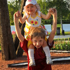 Схема вышивки «Дети»