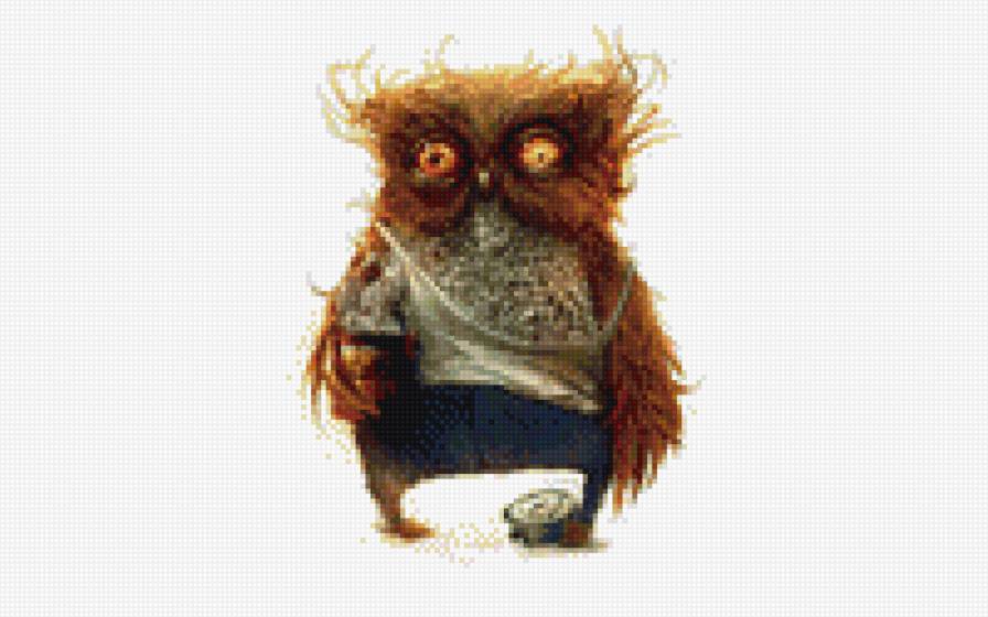 Уставшая_совушка - юмор - предпросмотр