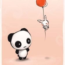 Схема вышивки «Панда»