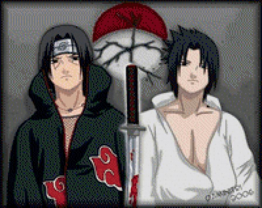 Итачи и Саске - наруто - предпросмотр