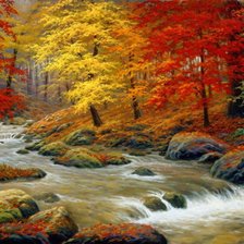 Схема вышивки «Осень Чарльза Уайта»