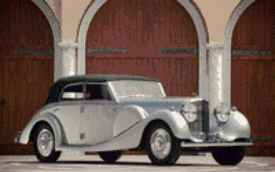 Ретро Bentley - ретро авто бентли машина кабриолет - предпросмотр