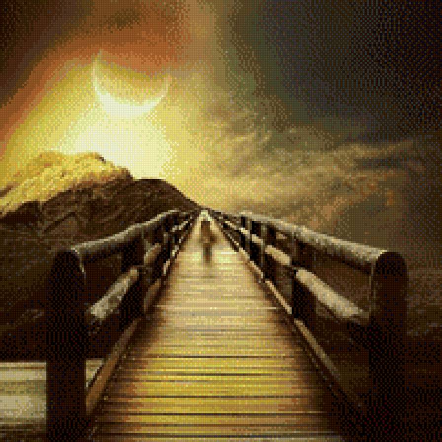 мост 45 цветов - мост - предпросмотр