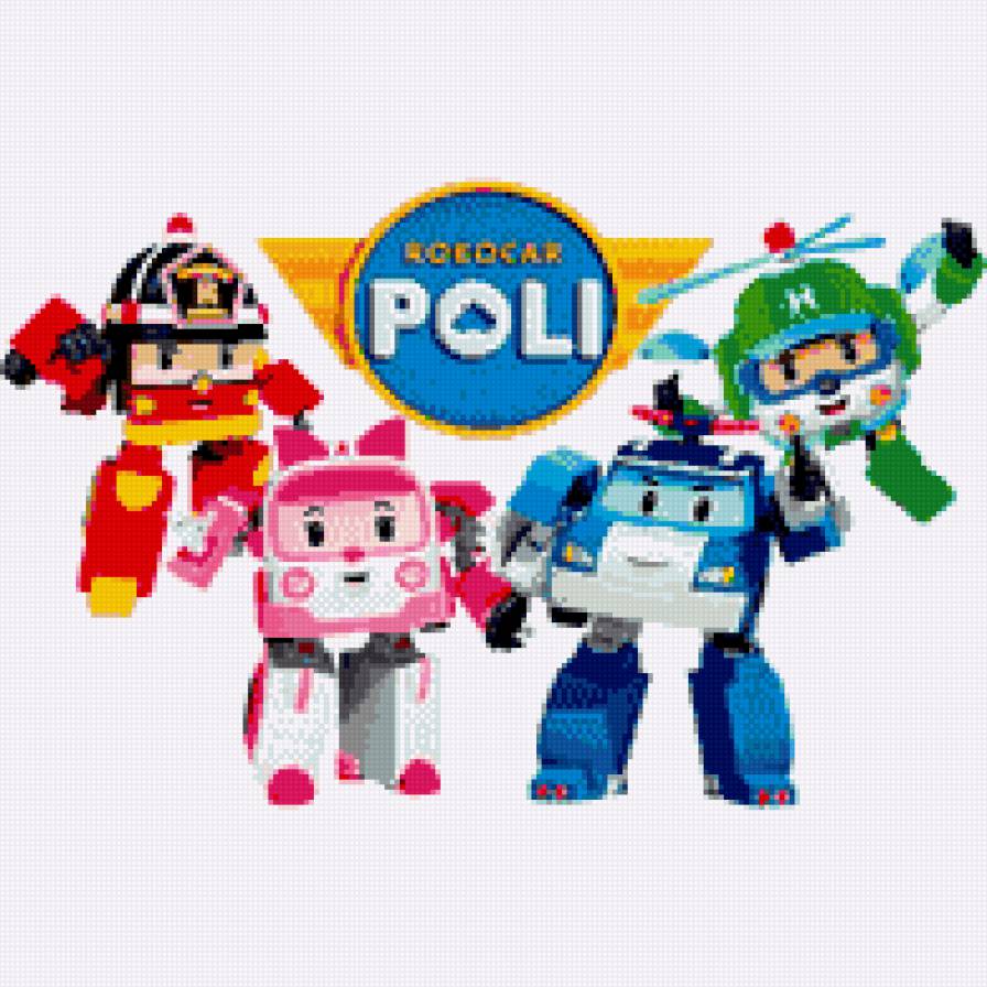 robocar poli all command - поли робокар, вся команда - предпросмотр