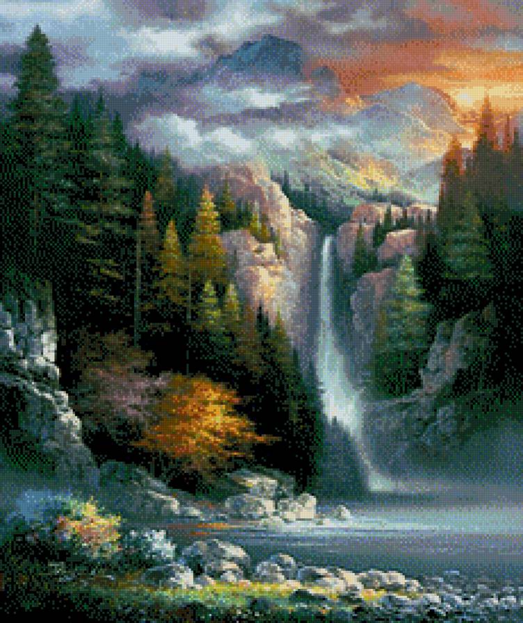 водопад - предпросмотр