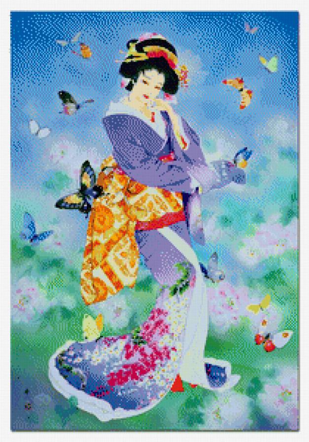 Серия "Восточная красота" - восток, искусство, живопись, картина - предпросмотр